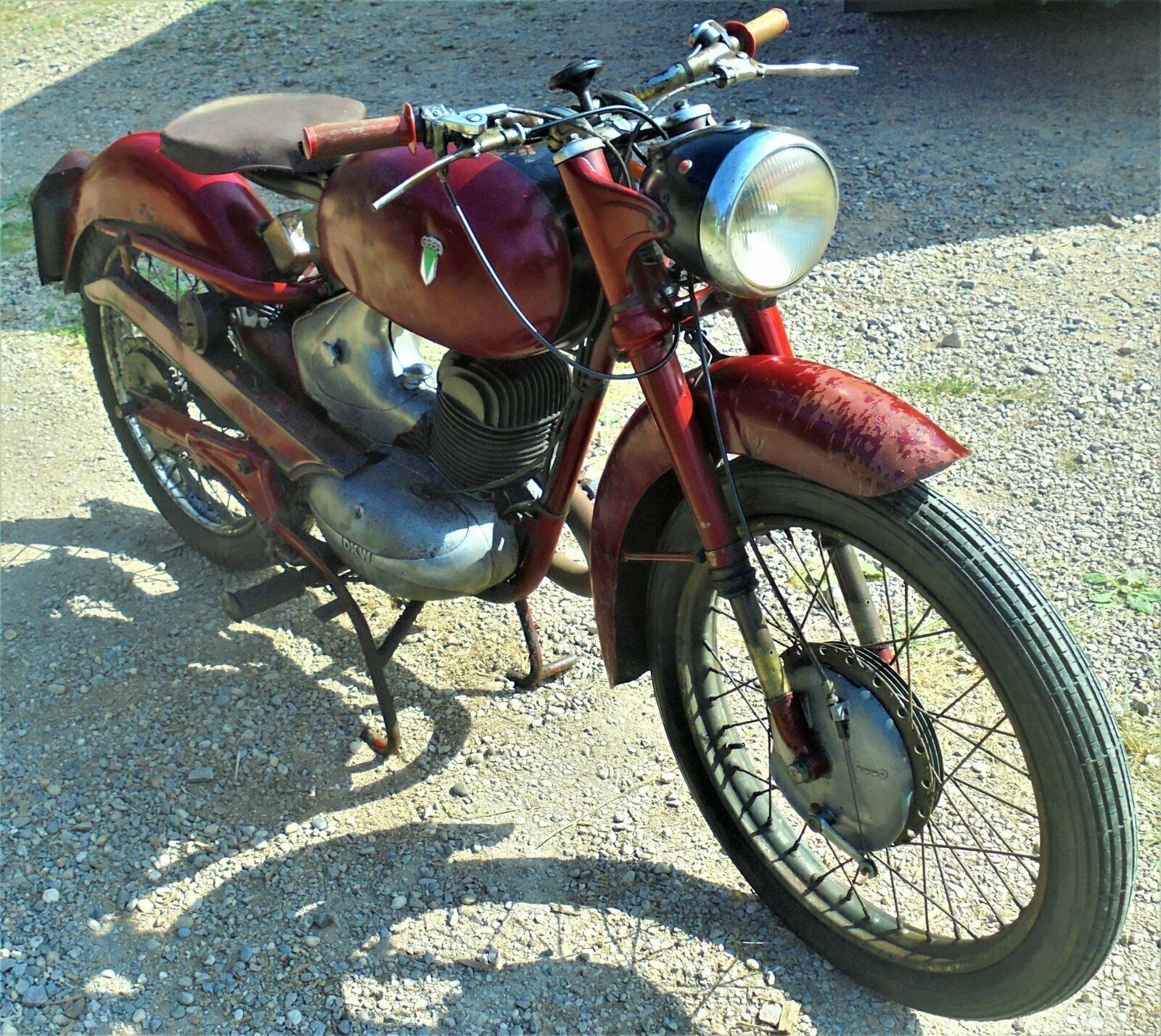 Oldtimer Motorrad DKW RT 175 Bj.1954 original Cantilever-Schwinge