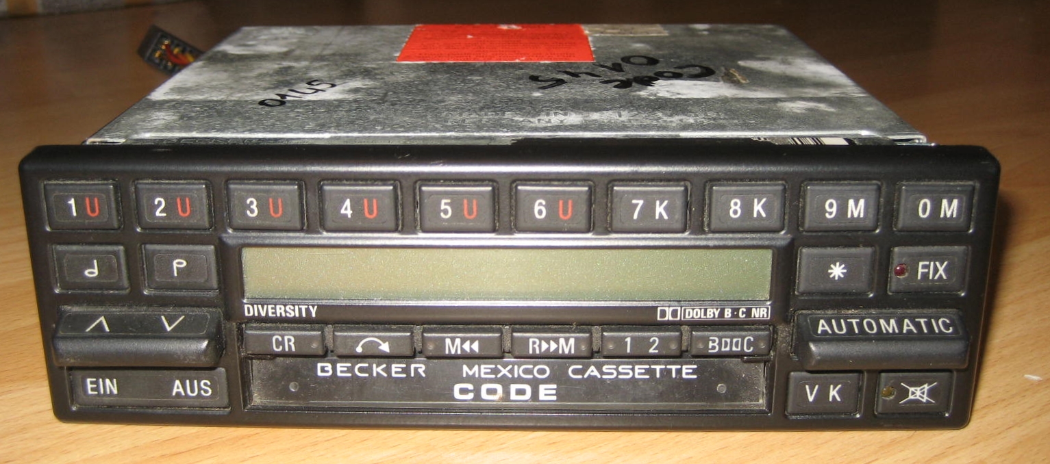 Becker Mexico BE 830 Doppeltuner Radio für Mercedes W126 W140 W129 R107
